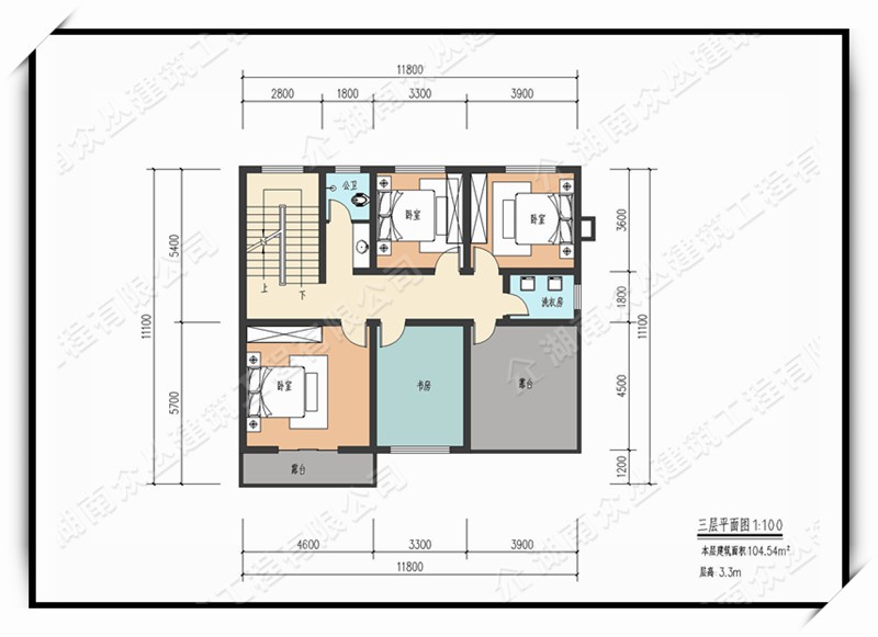 全套农村3层别墅设计施工图纸