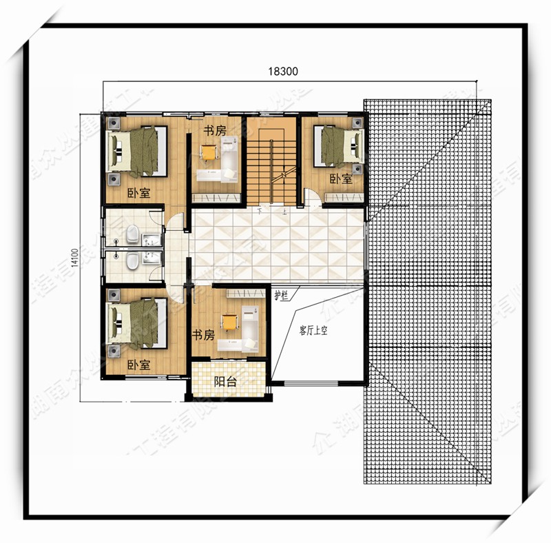 三层欧式农村自建房设计施工图纸全套，带柴火