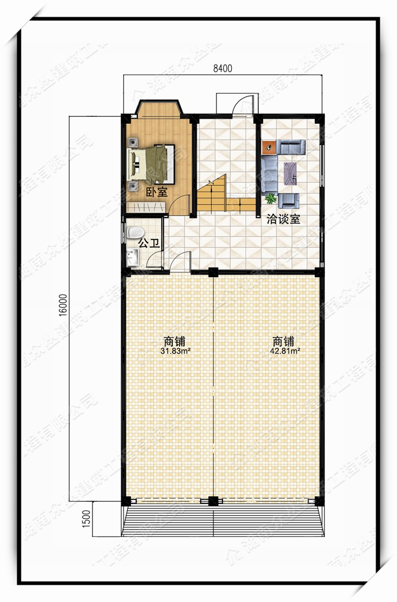 农村自建大气好看四层豪华楼房设计图