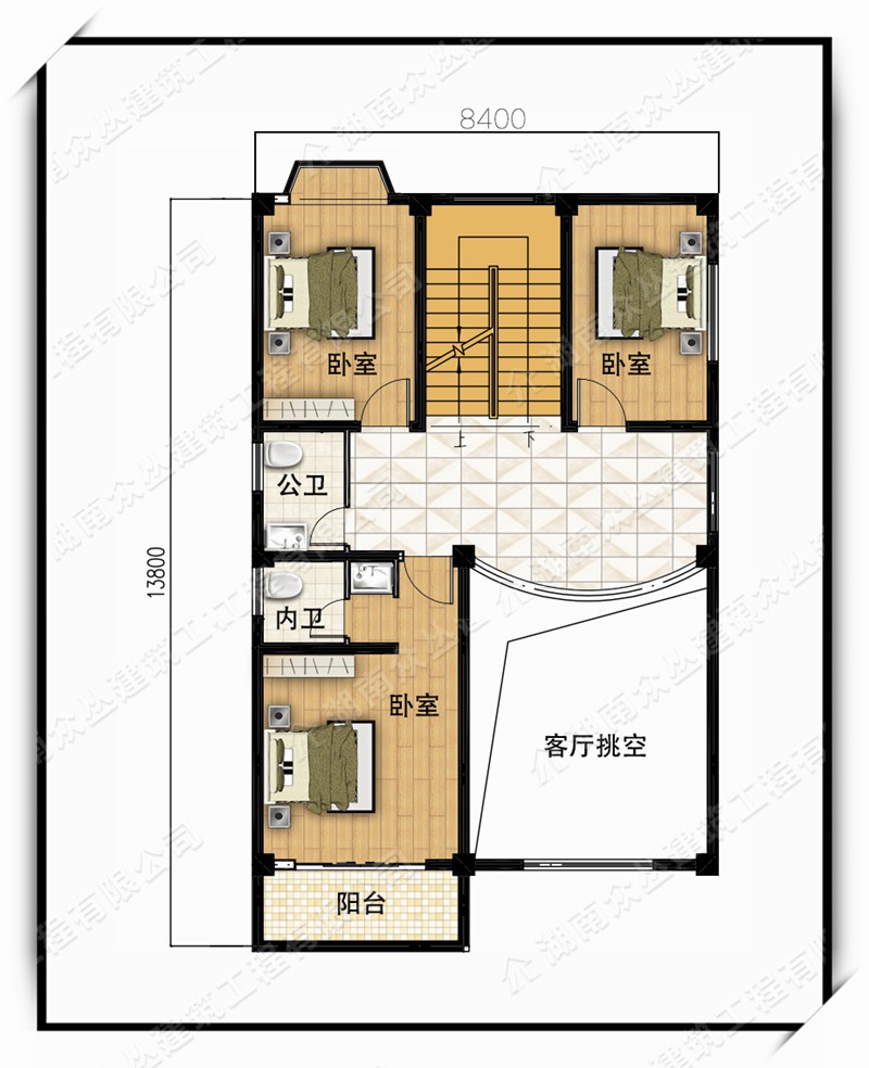农村自建大气好看四层豪华楼房设计图