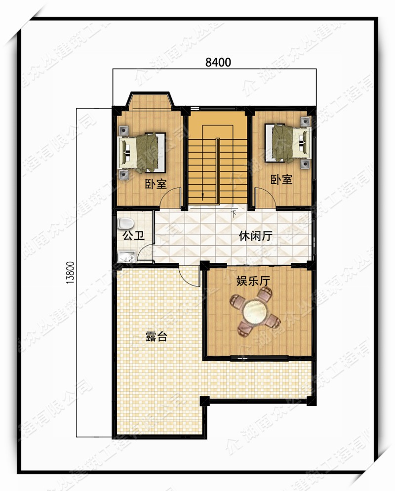 农村自建大气好看四层豪华楼房设计图